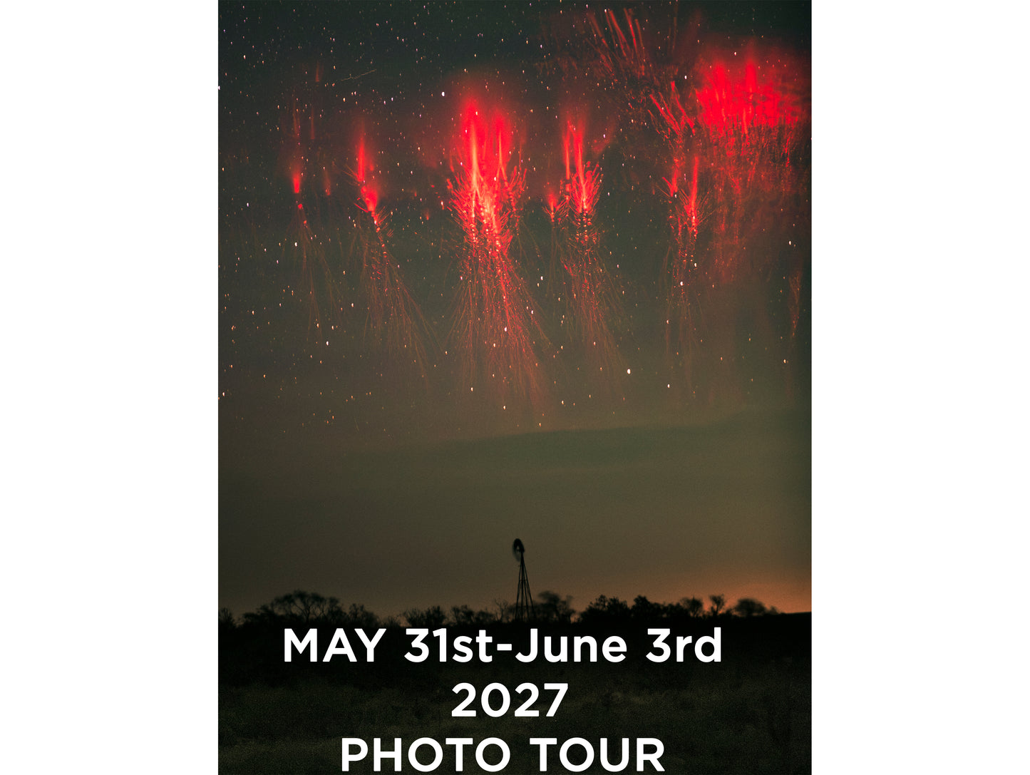 May31st- June 3rd 2027 Photo Tour