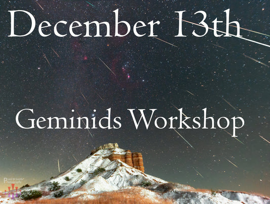 Oklahoma Orion and Geminids Meteor Shower Workshop Night of Dec 13th