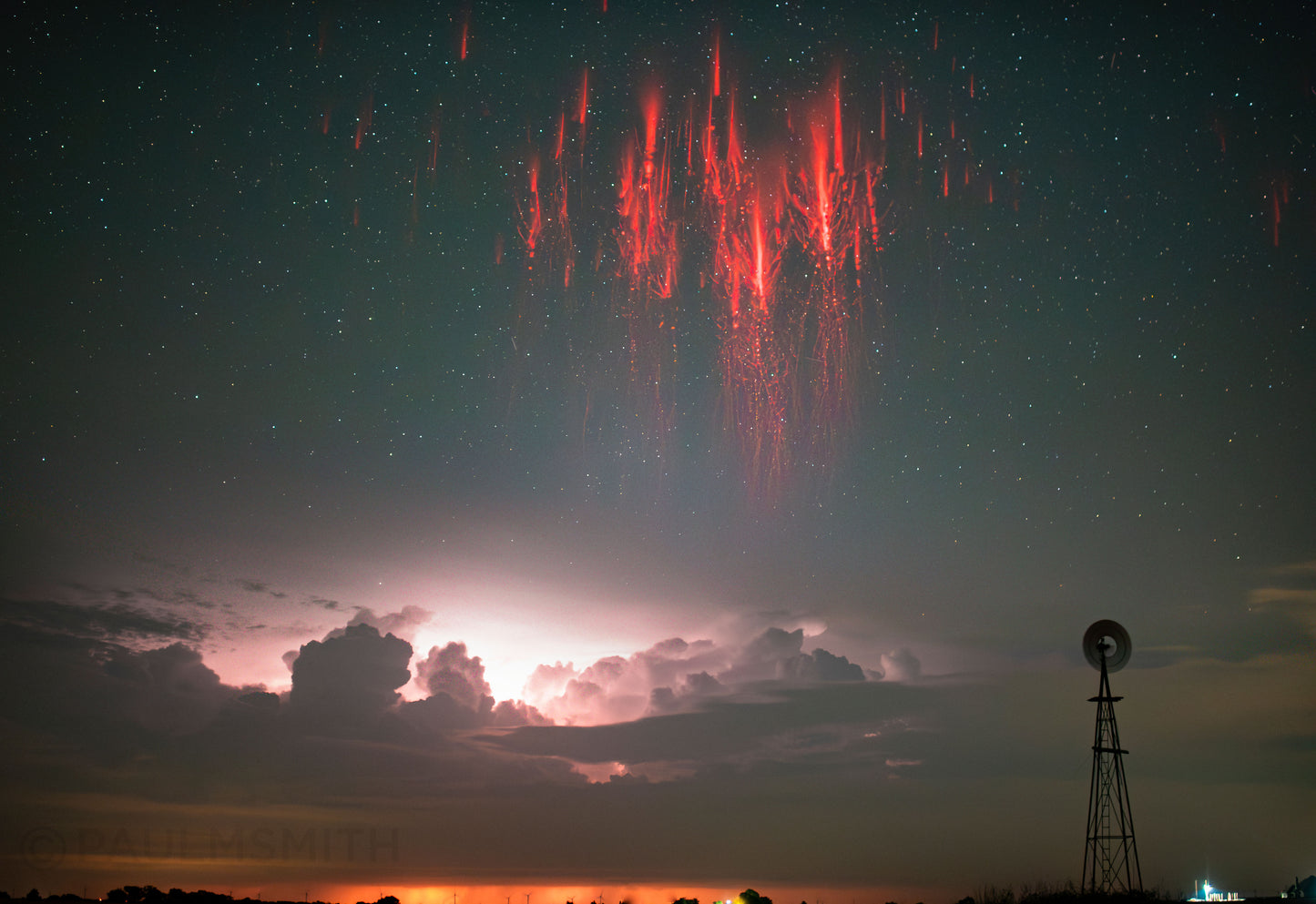 Fire in the sky- Stormy windmill sprites